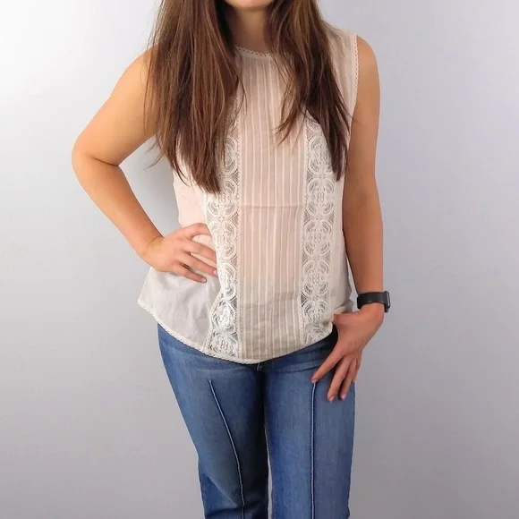 🌟FINAL🌟🆕🌿SUNDANCE SILK AND COTTON TANK🌿 - Picture 2 of 7